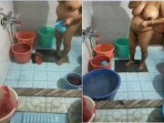 Big Boob Desi Bhabhi Bathing Video Record By Hidden Cam Part 1