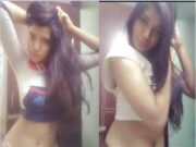 Today Exclusive- Cute Bangla Girl Showing her Boobs and Pussy On Video Call