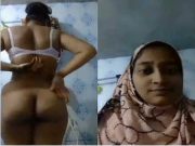 Today Exclusive – Cute Desi Girl Shows her Ass